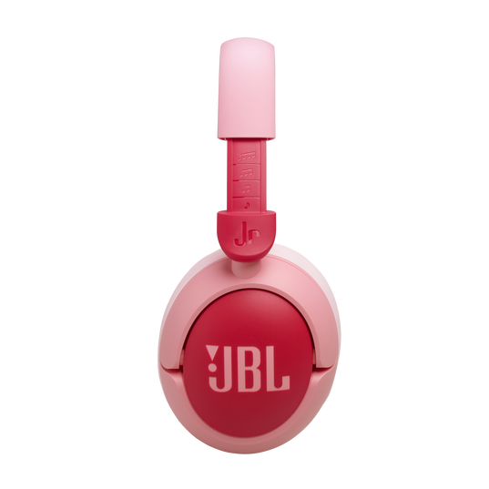 JBL Junior 470NC - Pink - Wireless over-ear noise cancelling kids headphones - Left